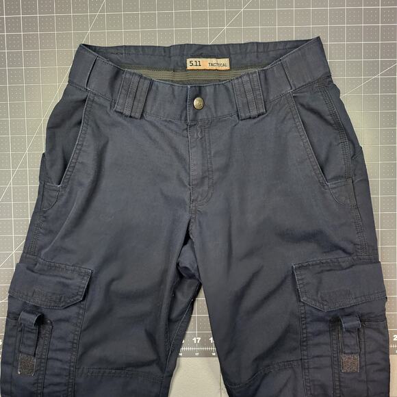 511 Tactical EMS Pants Womens 8 Long 29x33 Navy Blue Paramedic Firefighter EMT - Picture 6 of 15